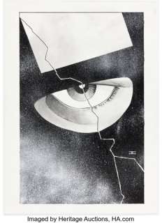 John Cassaday Captain America Promotional Illustration Original Art (Marvel, 2003). | Heritage