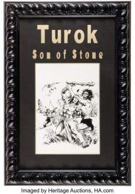 Gold Key Artist Turok, Son of Stone #132 Unpublished Cover Original Art (Gold Key, 1982). | Heritage