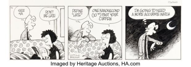 Jerry Scott and Jim Borgman Zits [Concrete Curfew] Daily Comic Strip Original Art dated 9-16-03 (King Features Syndicate, 2003). | Heritage