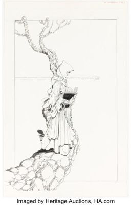 George Pérez History of the DC Universe #1 Destiny of the Endless Splash Page 7 Original Art (DC, 1986). | Heritage