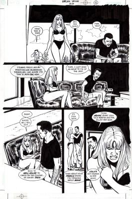 Goran Parlov | Outlaw Nation #17 p.13 | Tavole Originali