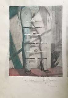 Luca Vannini - original artwork "La Topa" - cm 31x46 - Loose page | Catawiki