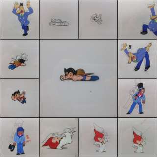 Jet Mars (1978 Astroboy) - 11 celuloide y 11 bocetos originales del anime Jet Mars (1978 Astroboy) - First edition - (1978/1978) | Catawiki
