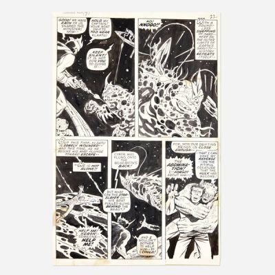 Herb Trimpe And Mike Esposito | Incredible Hulk #137 Story Page 22 Original Art (Marvel Comics, 1971) | Landry Pop Auctions