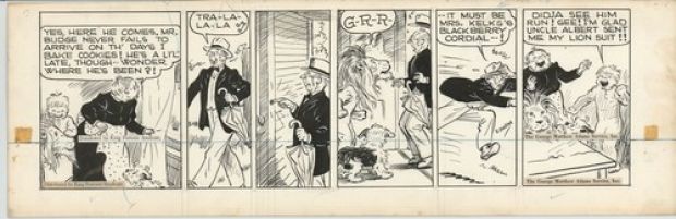 Edwina Dumm Cap Stubbs and Tippie Orig Ink Daily Comic Strip Art signed 1946 226 | eBay US (Buy It Now)