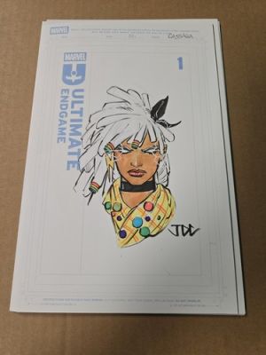 Joshua Cassara Original Storm X-Men Sketch Art Signed JDC ULTIMATE ENDGAME | eBay US (Buy It Now)