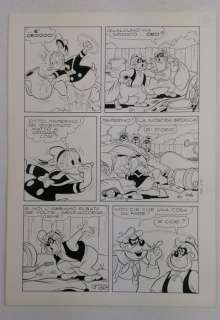 Topolino n. 728 - Luciano Gatto - Tav. Origin. n. 6 "Paperino e la Brocca Rapita" - Loose page - First edition - (1969)