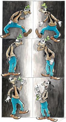 Goofy – Expressions Study | Corner4art