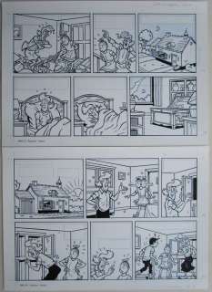 Suske en Wiske - Originele Pagina (p.5) - Juffertje Janboel - 35 x 49 cm. - (2009) | Catawiki