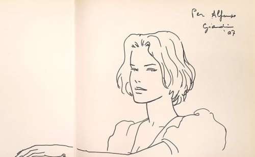 V. Giardino - artbook "Crack Down" con disegno originale - Hardcover - First edition - (1997) | Catawiki