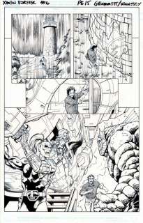 Tom Grummett Andrew Hennessy - x-men forever ii #6 p. 15 - starjammers!