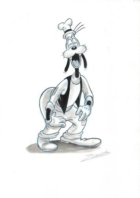 Laughing Goofy | Corner4art
