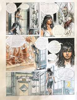 Druuna, Delta, Charlie #11 - P. E. Serpieri: Druuna, Delta Acquerello originale Page 10 - Loose page - (1990) | Catawiki