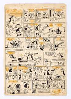 Desperate Dan original artwork by Dudley Watkins from The Dandy 19 June 1969 | Comic Book Auctions ltd