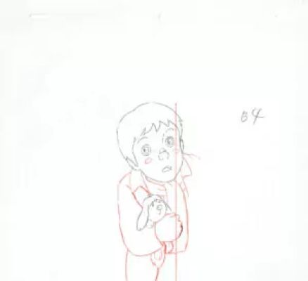 Seki Shuichi - Belle Et Sébastien | Belle et Sébastien – Sebastien et Pucci – Genga – 4995 | La Galerie de la Bande Dessinée