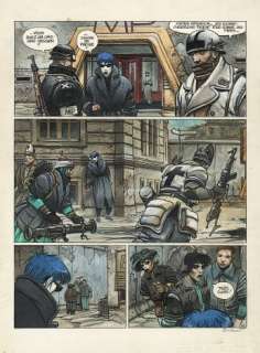 *Enki Bilal Né En 1951 La Trilogie Nikopol - Tome 2 La Femme Piège Encre de Chine, Gouache Et Crayon Pour La Planche 31 de C... - Lot 5 - La Trilogie Nikopol - tome 2