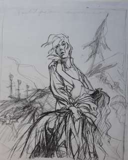 Yslaire - Crayonné original - Projet de couverture - Sambre T4 - Faut-il que nous mourrions ensemble - (1996) | Catawiki