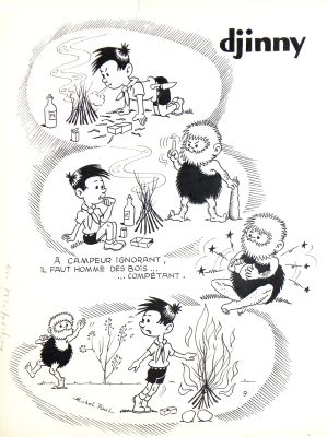 » Campeur » – Michel-Paul Giroud | « Djinny » – Planche Originale | Zic et Bul