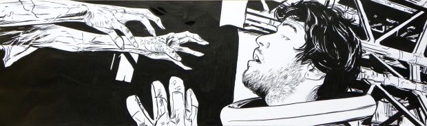 Michel Ponzio | Le Complexe du chimpanzé – Illustration originale 2 | Zic et Bul