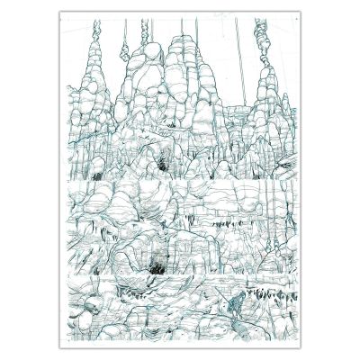 Mathieu Bablet | Shangri-La - Planche originale 1 - Vendue encadrée | Achetez de l’Art