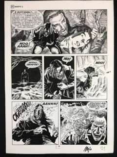 Dampyr n. 2 - Majo - Tavola Originale "La Stirpe della Notte" - Firmata - Loose page - (2000) | Catawiki