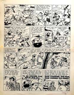 Greg - Originele pagina - Rock Derby T.6 - La Rivière des Diamants - (1960) | Catawiki