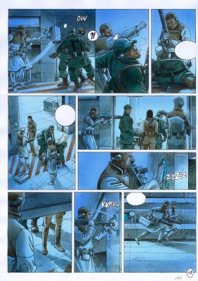 Grun | Metronom’ - Station orbitale (T.2) - Planche originale n°48 | Daniel Maghen