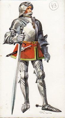 Ferdinando Tacconi | Soldato di Ventura | Tavole Originali