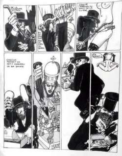 Peellaert Guy | Carashi Encre de Chine sur papier pour la 3e planche de cette | Tessier Sarrou