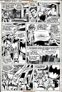 Ernie Chan, Vince Colletta - detective comics #466 p 2 (bruce wayne, alfred, bat-signal, batman, james gordon! ) 1976