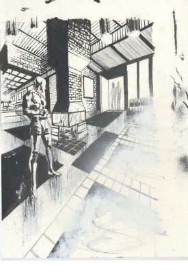 Jason Shawn Alexander | Frostbite original art issue 3 page 2 | Jason Shawn Alexander