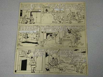 Willy Vandersteen | De Vrolijke bengels - Originele pagina met Franse teksten - Gepubliceerd in Ons Volkske - (1949/1950) | Catawiki