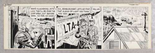 Original Art: Terry and the Pirates Comic Strip July 15, 1953 by George Wunder | mycomicshop.com