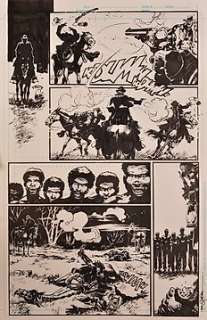 Guera Rm | Django Unchained - Illustration originale de la planche 5 du Comics "Django Unchained", Issue 1 - (2012) | Catawiki