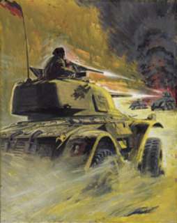 Graham Coton | War Picture Library cover #425 ’Crash Course’ | Illustration Art Gallery