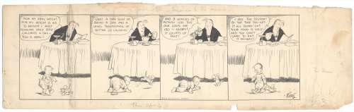Frank King | King - Gasoline Alley Original Daily Strip 4/6/1922 NO RESERVE! | Russ Cochran