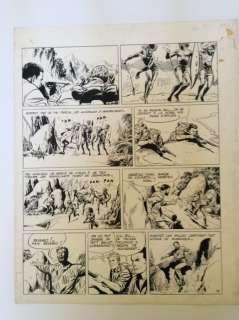 Forton, Gérald | Forton, Gérald - Planche originale - Bob Morane - La Piste de l’ivoire - (1962) | Catawiki