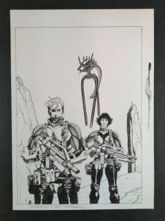 Roberto de Angelis | Nathan Never e Legs - Roberto De Angelis - frontespizio originale - Page volante | Catawiki