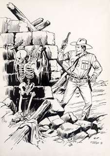 Francesco Gamba | Tex - Francesco Gamba - illustrazione originale - Page volante | Catawiki