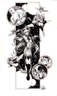 Karl Altstaetter - Space Girl Pinup (Early 2000‘S)