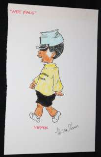 Morrie Turner - Nipper from wee pal‘s color commission - signed