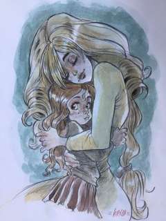 Barbucci, Alessandro | Barbucci, Alessandro - Dessin original couleur - EkhÃ¶ monde miroir | Catawiki