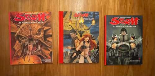 Romano Molenaar, Jorg de Vos | Storm - 1x luxe met tekening Roodhaar - 3x gesigneerd - zie omschrijving - Cartonné - (2008/2011) | Catawiki