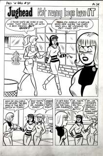 Joe Edwards - archie‘s pals ‘n‘ gals #37 complete story (rare joe edwards large art archie complete story! ) 1966