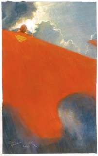 Bill Sienkiewicz | Superman Cape Painting | Bill Sienkiewicz