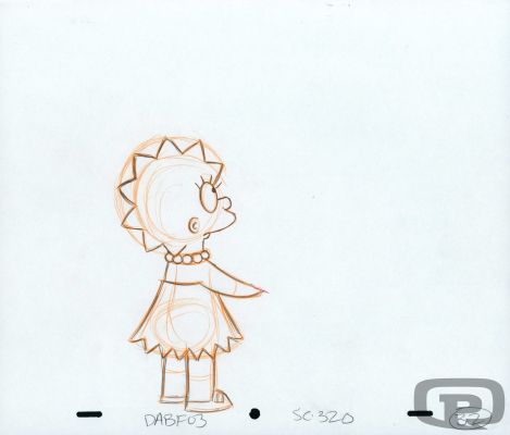 Collective | The Simpsons, Animation Sketches - Lisa #2 | Pulp’s Art