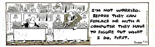 Bob Thaves | Thaves - Frank and Ernest 5/23/1977 | Russ Cochran