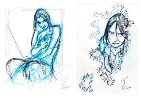 Alary Pierre | Belladone Page de titre du tirage de tête du tome 3... | Vermot et Associés