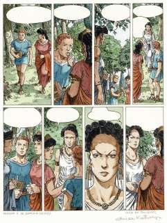 Philippe Delaby - Lot 373 - Murena, La pourpre et l’or, mise en couleurs originale de Dina Kathelyn.