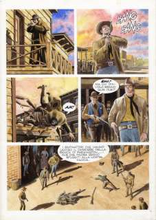 Fabio Civitelli - Tavola originale Tex ‘Il duello‘